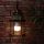 Headingley IP23 Black Gold Outdoor Wall Lantern