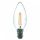 2 watt SBC-B15mm Clear Filament Candle Light Bulb