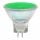 Green 2 watt 12 volt Low Voltage MR11 35mm LED Light Bulb