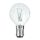 40 watt SBC-B15mm Clear Incandescent Household Golfball Bulb - Now a 28 watt Halogen