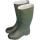 Full Length Green Wellington Boots - UK Size 4 - Euro Size 37