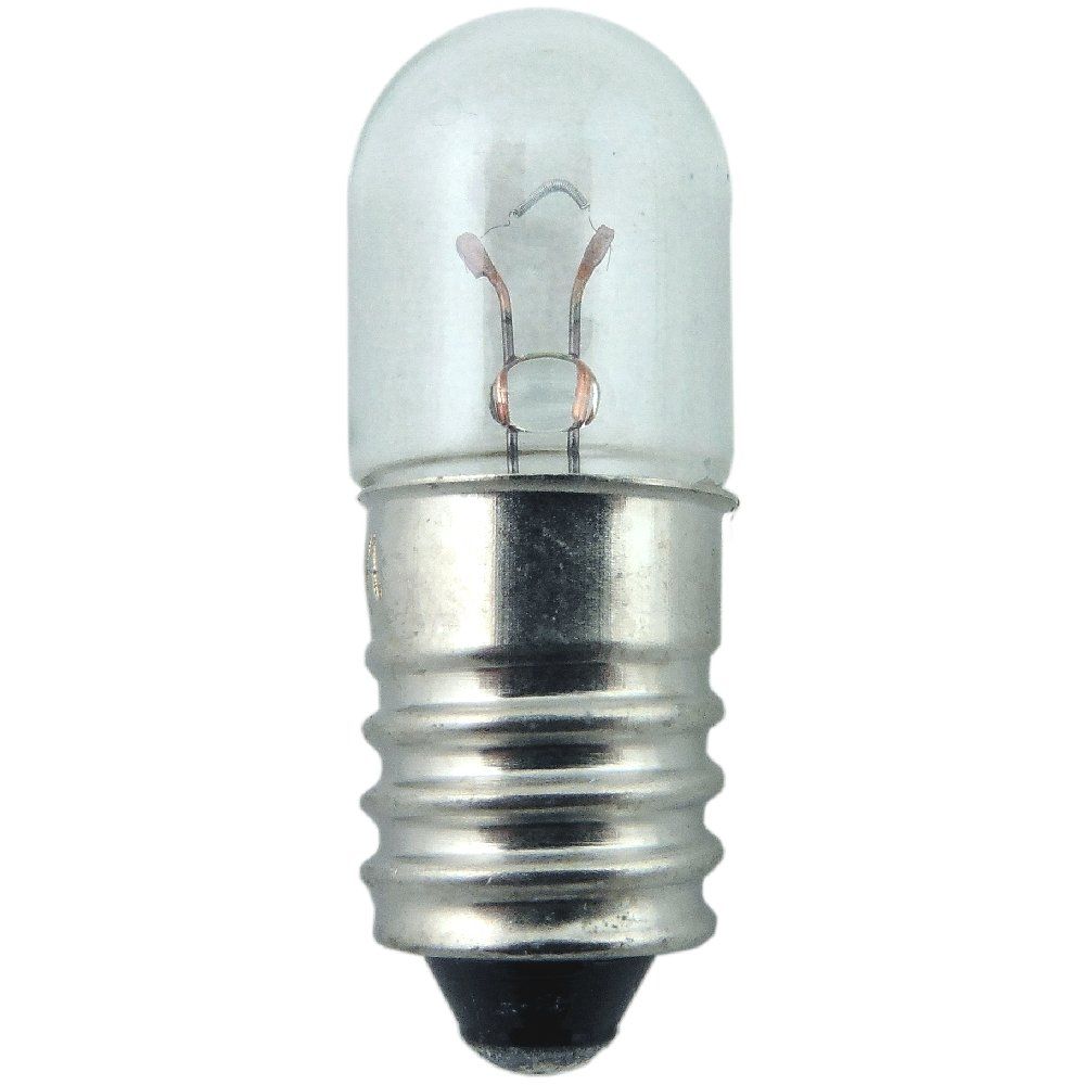 6 volt 1.8 watt Tubular MES-E10 Miniature Lamp