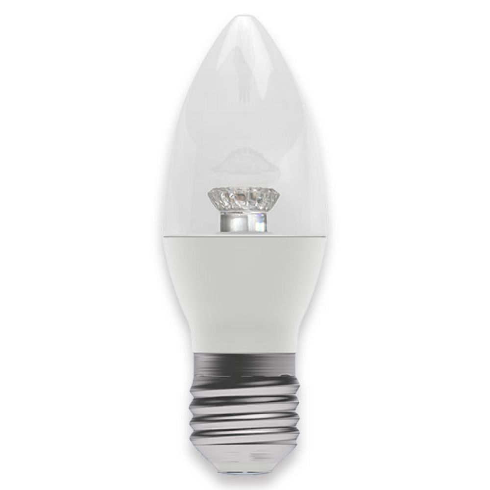 BELL 05822 7 watt Clear ES-E27mm LED Candle - Warm White 2700k