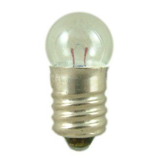 Round E10-MES 6 volt .1 amp 0.6 Watt Miniature Lamp
