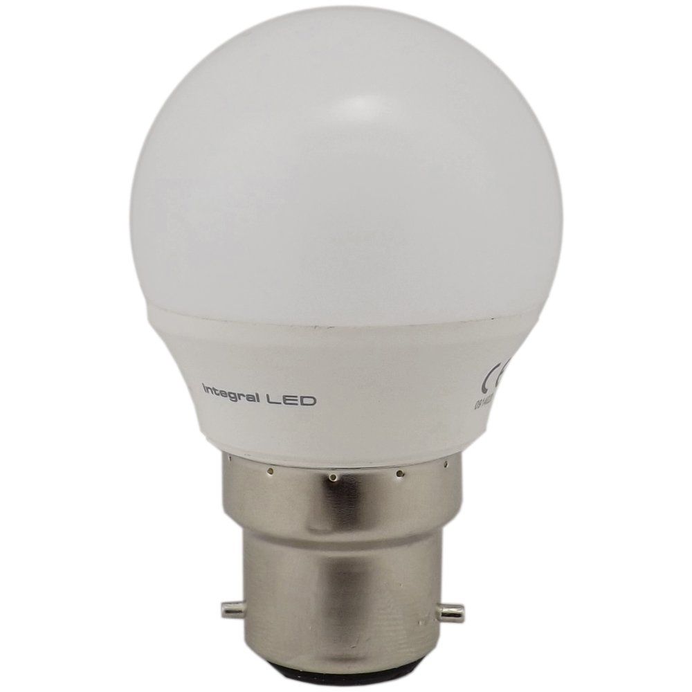Integral 2.2 watt BC-B22mm LED Golf Ball Light Bulb - 25 watt Replacement - Warm White