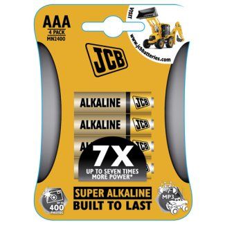 JCB LR03/E92 AAA Alkaline Battery 1.5 Volt