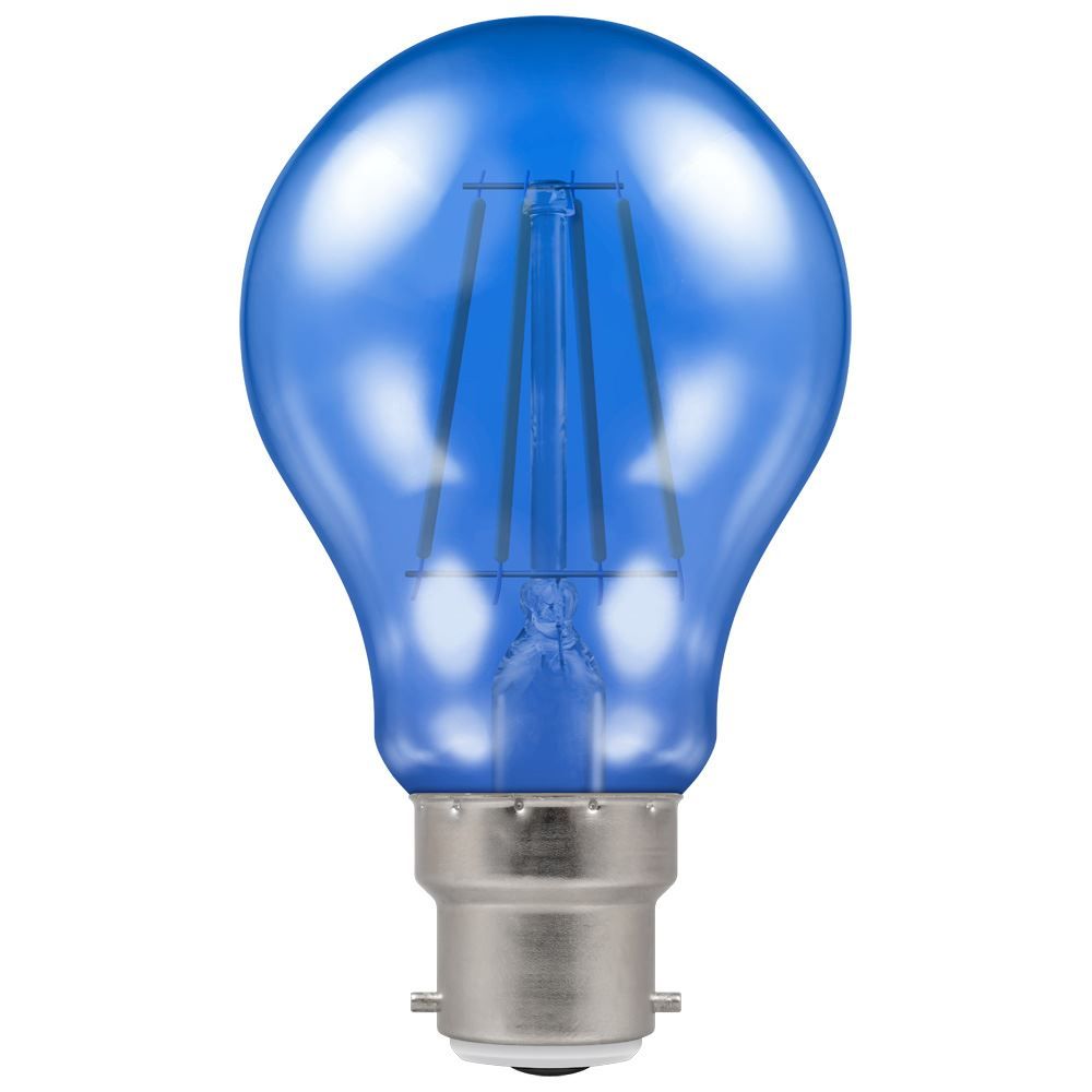 Crompton 13650 4.5 watt BC-B22mm Blue Harlequin LED GLS Light Bulb