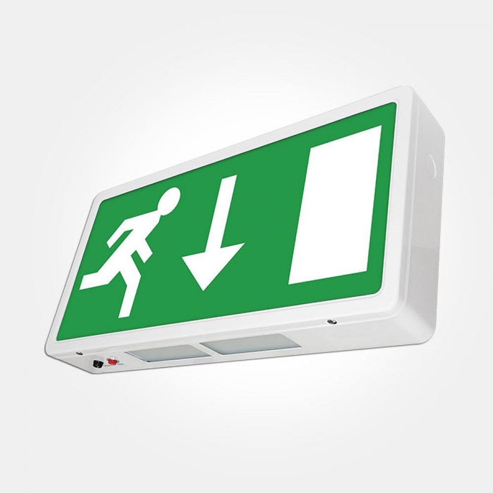 Eterna EXIT3MLED 4 watt Emergency Maintained Exit Sign Light