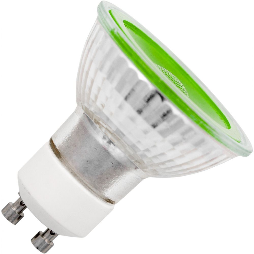 5 watt Super Bright Dimmable Green Coloured GU10 LED Light Bulb