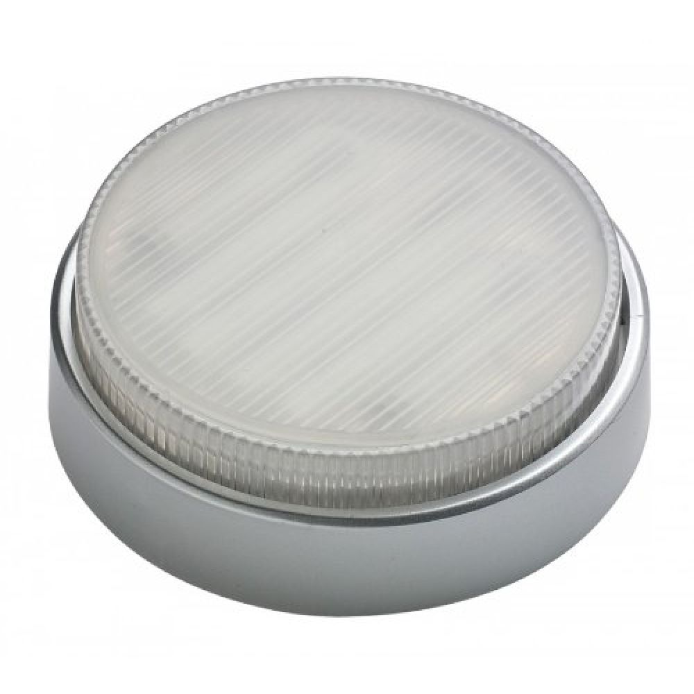 Straight Surface Mounted Satin Silver GX53 Downlight Fitting