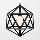 Iconic Cubik Cusbism Matt Black Pendant Light