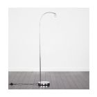 Curva Trend Chrome Floor Lamp and Base Without Shade