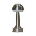 IP44 Troy Satin Nickel LED Rechargeable Touch Table Lamp 25973
