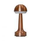 IP44 Troy Copper LED Rechargeable Touch Table Lamp 25975
