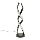 Infinity LED Double Twist Touch Table Lamp in Matte Black 26270