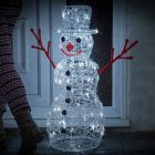 90cm Outdoor Festive Acrylic Snowman Figure - Christmas Snowman