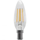 Amitex AX437 3.5W SBC Warm White Dimmable Filament Candle Bulb