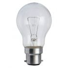 Traditional 100 watt BC-B22 Clear Rough Service GLS Light Bulb