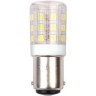 Low Voltage T18x45mm 10-24 volt DC 3 watt SBC-Ba15d Miniature Tubular LED Lamp