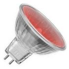 12 volt 20 watt Red MR8 25mm Halogen Light Bulb