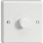 Varilight IQP1001W 1-Gang 2-Way Push-On/Off Rotary Dimmer 1x 100-1000W