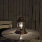 Solar Copper Filament Effect LED Lantern