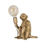 Metallic Gold George Monkey Table Lamp