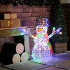 60cm Festive Outdoor Soft Acrylic Snowman LED Figure - Festive Display