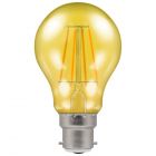 Crompton 13797 4.5 watt BC-B22mm Yellow Harlequin LED GLS Light Bulb