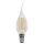 Bell 4 Watt Clear Dimmable Bent Tip Filament LED Candle