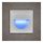 Astro White Square Guide Light with Blue LED Light