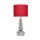 Maxi Marissa Chrome Touch Table Lamp with Red Shade