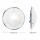 Round Chrome Bathroom Ceiling Light with Frosted Shade