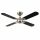 Magnum Brushed Chrome and Black 42 Inch Ceiling Fan With Remote Control 19499