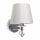 Bryantt Single Chrome and Crystal Wall Light with Cream Shade