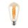 Helix Filament 4W E27/ES 2200k LED Amber Pear Shaped Bulb