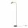 Selbourne Gold Angled Floor Lamp with Black Marble Base 25760