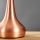 Pair Of Copper & Black Teardrop Touch Lamps