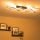 Infinity LED Double Twist Ceiling Light in Matte Black 26268
