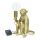 Outdoor Solar Powered IP44 LED George Monkey LED Light in Gold