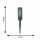 Set of 4 IP65 Rated Outdoor Solar Powered LED Flame Effect Solar Stake Lights
