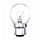 25 watt BC-B22mm Incandescent Clear Golfball Light Bulb