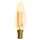BELL 01452 4 watt SBC-B15mm Dimmable Vintage Amber LED Candle