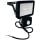 LyvEco 9741B Black 10 watt Outdoor Slim LED Floodlight with PIR Motion Sensor
