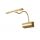 Flexible LED Wall Light in Matt Brass - Brass LED Picture Lamp