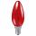 Crompton FIRCAN40SES 40 watt SES-E14mm Amber/Red Fireglow Candle Light Bulb