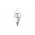 Integral 4.9 watt SES-E14mm Cool White Clear Dimmable LED Candle Bulb