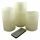 3 Pack Remote Controlled Flameless LED Battery Powered Candles