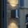 Lutec 1890M Gemini 24 watt Aluminium Outdoor LED Wall Light