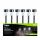 6 Pack Of Melbourne Solar Powered Stainless Steel Stake Lights